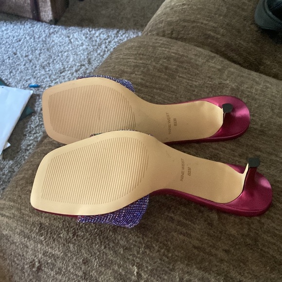 Nine West DonnaH 5 Dark Pink Size 8.5 - Picture 4 of 4